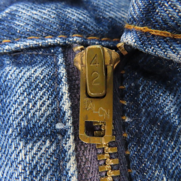 実際に弊社で買取させて頂いたLevi's/リーバイス ヴィンテージ オレンジタブ 刻印8 TALONジップ デニムパンツの画像 4枚目