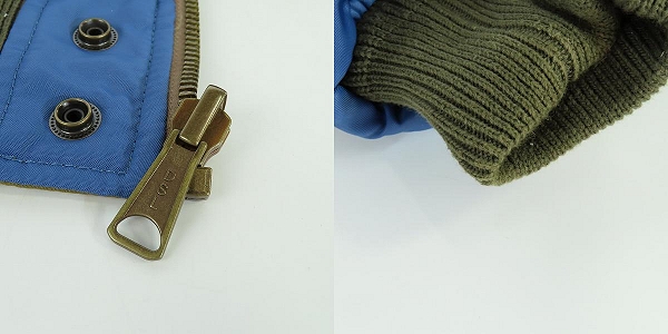 実際に弊社で買取させて頂いたDIESEL/ディーゼル リバーシブル 中綿 ボンバージャケット J-MA-ONE-REV/XLの画像 8枚目