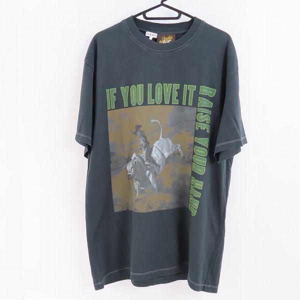 実際に弊社で買取させて頂いたLOEWE/ロエベ Paula's Ibiza Bull Print T-Shirt Washed Black/ブルプリントTシャツ H616Y22X27/S
