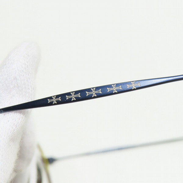 実際に弊社で買取させて頂いたCHROME HEARTS/クロムハーツ BONE PRONE IV CHプラス 眼鏡フレーム/アイウェアの画像 5枚目