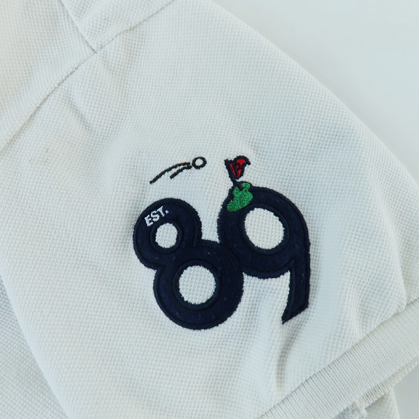 実際に弊社で買取させて頂いたPEARLYGATES/パーリーゲイツ ボーダー/ラインフレンズ レディース 半袖ポロシャツ 2点セットの画像 4枚目