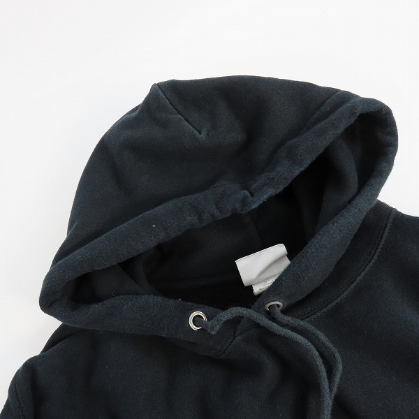 実際に弊社で買取させて頂いたChampion/チャンピオン REVERSE WEAVE/リバースウィーブ プルオーバーパーカー ブラック GF68/2XLの画像 4枚目