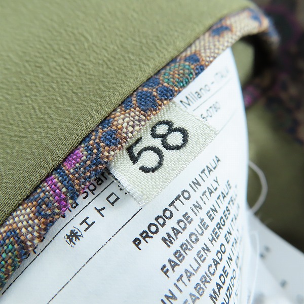 実際に弊社で買取させて頂いた【未使用】ETRO/エトロ ペイズリー総柄 ジャケット 11807-4006/58の画像 3枚目