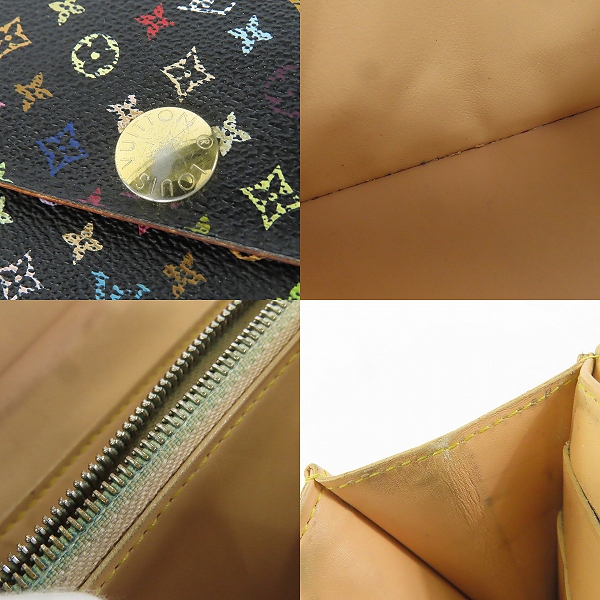 実際に弊社で買取させて頂いたLOUIS VUITTON/ルイ・ヴィトン モノグラムマルチカラー ポルトフォイユ・サラ/長財布 M93533の画像 8枚目