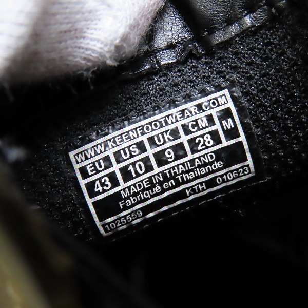 実際に弊社で買取させて頂いたKEEN/キーン LEVEL IV CHELSE/レヴェル 4 チェルシー  CANTEENxBLACK /28の画像 5枚目