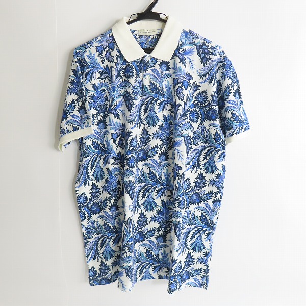 実際に弊社で買取させて頂いた【未使用】ETRO/エトロ 半袖ポロシャツ ボタニカル総柄 /3XL