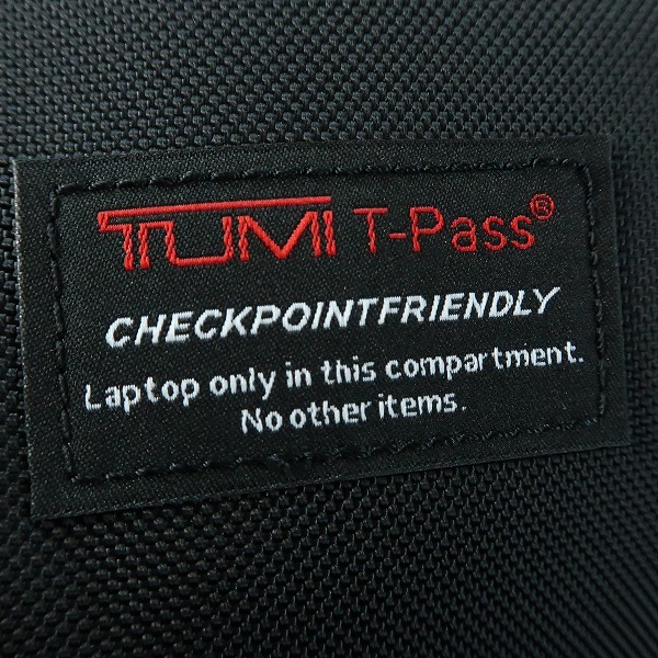 実際に弊社で買取させて頂いたTUMI/トゥミ ALPHA3 T-Pass ビジネスクラス ブリーフパック/リュックサック 2603578D3の画像 4枚目