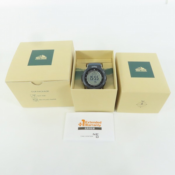 実際に弊社で買取させて頂いた【保証期間内】CASIO/カシオ PROTREK/プロトレック ソーラー/デジタル腕時計 PRG-30-2JFの画像 7枚目