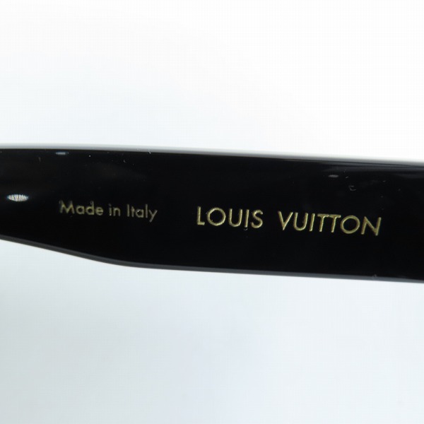 実際に弊社で買取させて頂いたLOUIS VUITTON/ルイヴィトン マイ モノグラム ラウンド ノワール モノグラムフラワー アセテートフレーム アイウエア Z1526Eの画像 5枚目