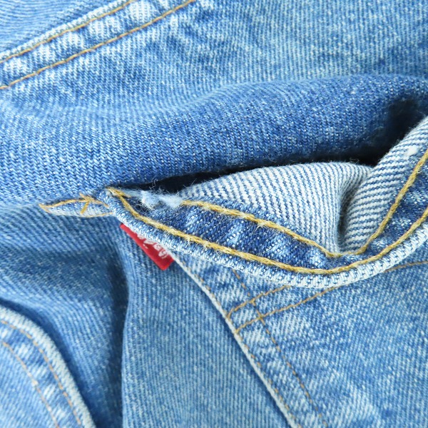 実際に弊社で買取させて頂いたLevis/リーバイス 501 ヴィンテージ 66後期 刻印6 スモールe ボタンフライ デニムパンツ w32l33の画像 8枚目