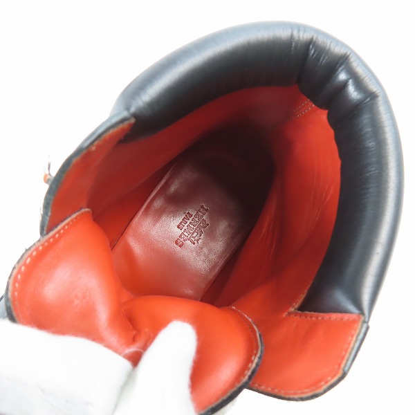 実際に弊社で買取させて頂いたHERMES/エルメス HIKING/ハイキング レザー マウンテンブーツ 40の画像 4枚目