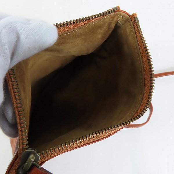 実際に弊社で買取させて頂いた土屋鞄製造所/ツチヤカバン トーンオイルヌメ ループフラットポーチの画像 5枚目