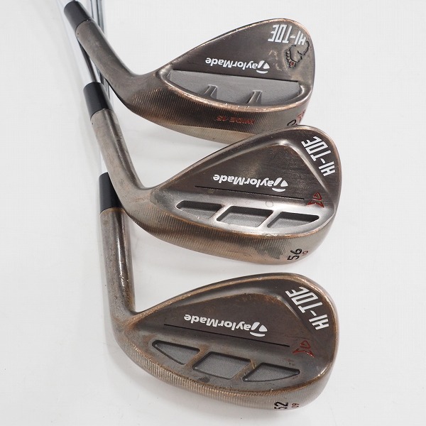 実際に弊社で買取させて頂いたTaylorMade/テーラーメイド HI-TOE CARBON STEEL ウェッジ 52°,56°,60°  3本セット N.S.PRO 950HG NEO FLEX:Sの画像 4枚目