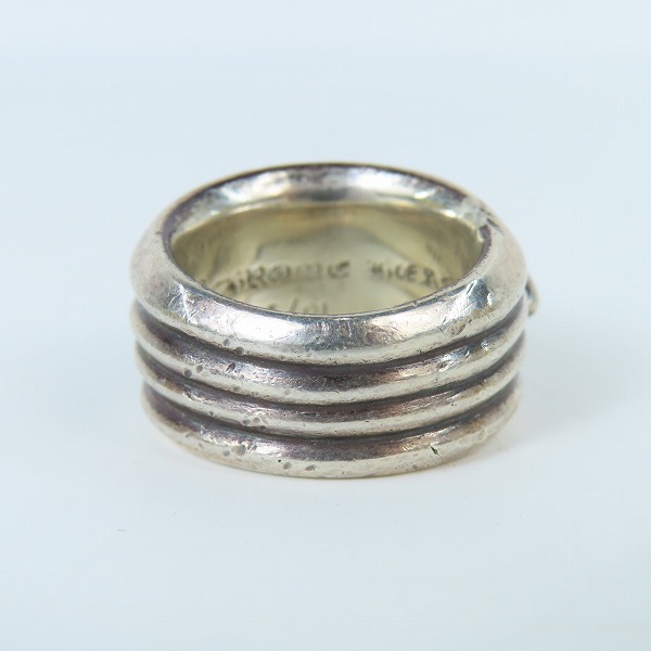 実際に弊社で買取させて頂いたCHROME HEARTS/クロムハーツ ハートダガー リング 21-22号の画像 3枚目