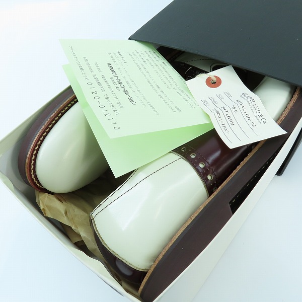 実際に弊社で買取させて頂いたGLADHAND×REGAL/グラッドハンド×リーガル サドルシューズ 606S BRIV/25.5の画像 8枚目