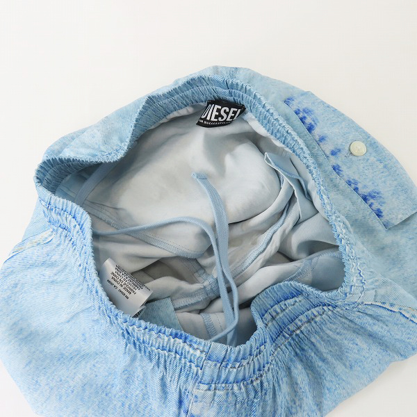 実際に弊社で買取させて頂いたDIESEL/ディーゼル デニム転写 シャツ/ハーフパンツ/セットアップ P-Ferg-dnm/46の画像 3枚目