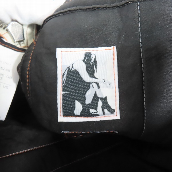 実際に弊社で買取させて頂いたRick Owens DRKSHDW/リックオウエンス ダークシャドウ クラック加工 ハンドバッグの画像 4枚目