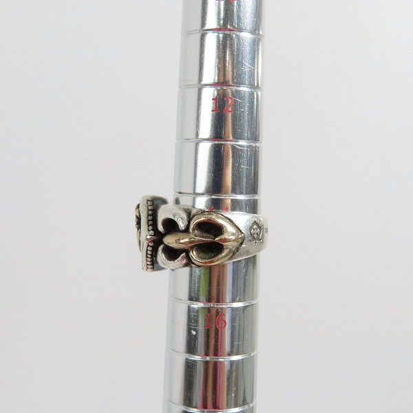 実際に弊社で買取させて頂いたLord Camelot/ロードキャメロット リリー/フレア デザイン リング 14-15.5号の画像 6枚目