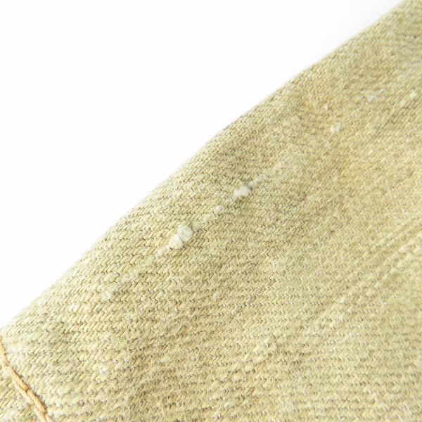 実際に弊社で買取させて頂いたSUGAR CANE/シュガーケーン Lot.285 ボタンフライ デニムパンツ /W30L34の画像 7枚目