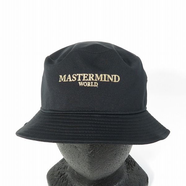 実際に弊社で買取させて頂いたMASTERMIND WORLD/マスターマインド ワールド ロゴ/スカル刺繍 バケットハット MW21S06-HA001/Mの画像 1枚目