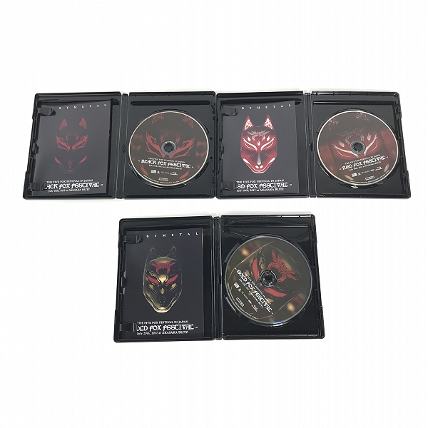 実際に弊社で買取させて頂いたBlu-ray BABYMETAL/ベビーメタル THE FOX FESTIVALS IN JAPAN2017-THE FIVE FOX FESTIVAL & BIG FOX FESTIVAL 6枚組の画像 3枚目