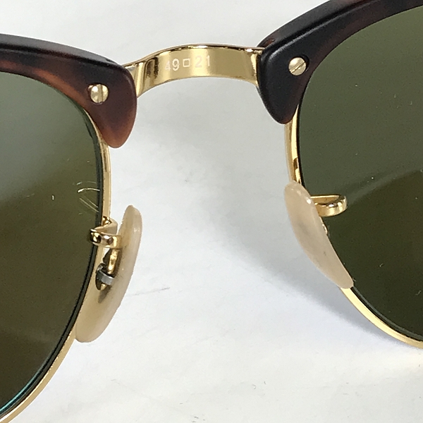実際に弊社で買取させて頂いたRay-Ban/レイバン CLUBMASTER/クラブマスター ミラーレンズ サングラス/アイウェア RB3016 1145/17の画像 3枚目