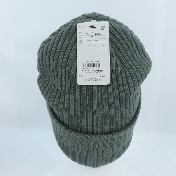 実際に弊社で買取させて頂いた【未使用】TaylorMade/テーラーメイド ツアービーニー ニットキャップ/フリー(57-59cm)の画像 3枚目