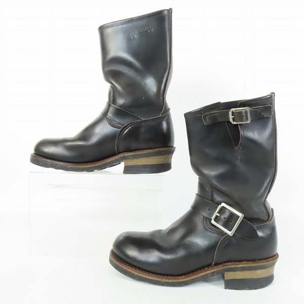 実際に弊社で買取させて頂いたRED WING/レッドウィング 11" ENGINEER/11インチ レザーエンジニアブーツ 2268 6Dの画像 3枚目