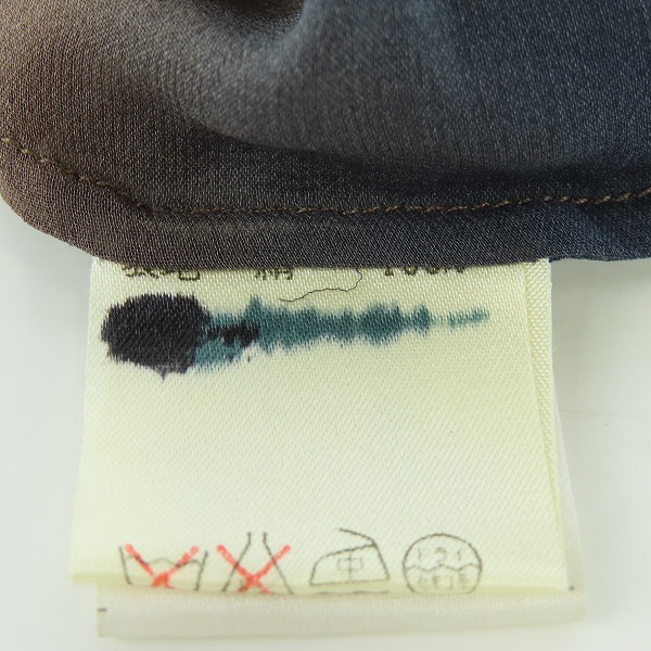 実際に弊社で買取させて頂いた【JPタグ】GUCCI/グッチ シルク グラデーション 長袖 ボタンシャツ/39の画像 4枚目