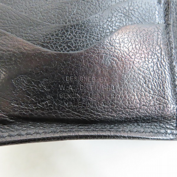 実際に弊社で買取させて頂いたIL BISONTE/イルビゾンテ 二つ折り財布 ウォレット 54-1-411853の画像 5枚目