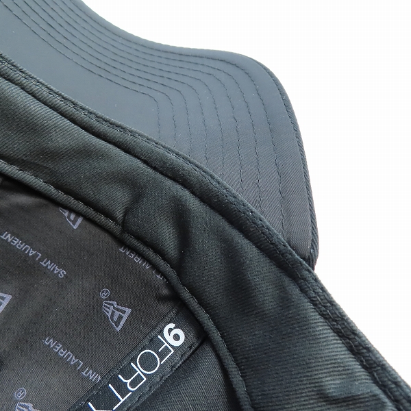 実際に弊社で買取させて頂いた【未使用】SAINT LAURENT×NEW ERA/サンローラン×ニューエラ ロゴ キャップ 677333 YCLRUの画像 6枚目