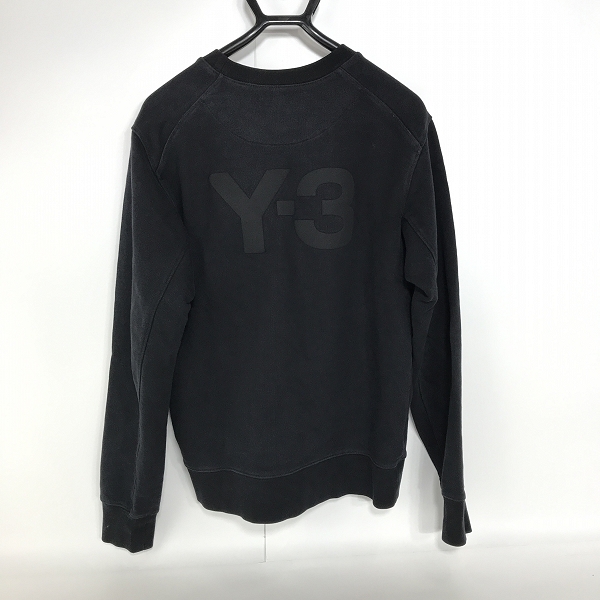 実際に弊社で買取させて頂いたY3/ワイスリー adidas/アディダス×Yohji Yamamoto/ヨウジヤマモト 背面ロゴ スウェット Mの画像 1枚目