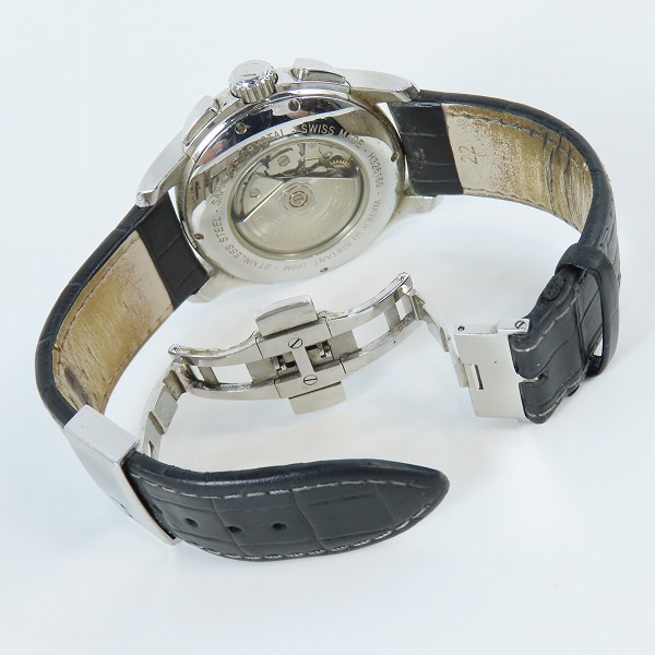 実際に弊社で買取させて頂いたHAMILTON/ハミルトン ジャズマスタークロノグラフ 自動巻き 腕時計/H326160の画像 3枚目