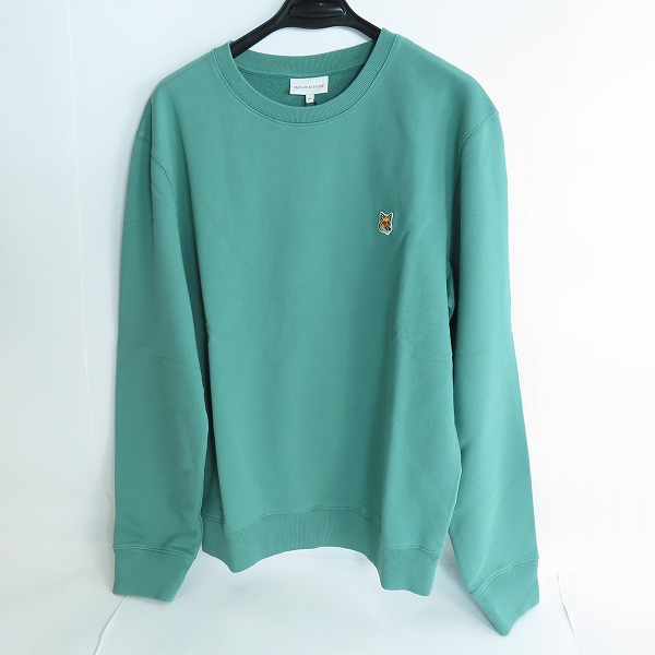 実際に弊社で買取させて頂いた【未使用】MAISON KITSUNE/メゾンキツネ AllRight Fox Patch Classic Crew Sweat/クルーネックスウェット LM00323KM0001/XL