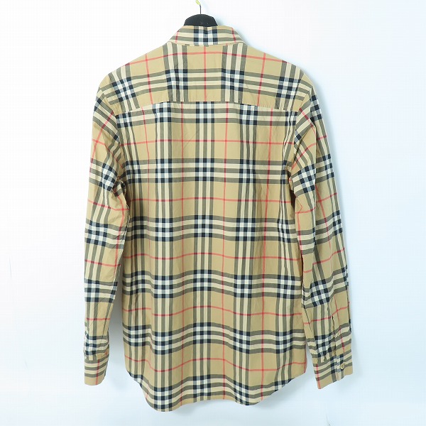実際に弊社で買取させて頂いたBURBERRY/バーバリー チェックシャツ THTHAGAR129SAM 8020863/Mの画像 1枚目