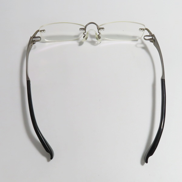 実際に弊社で買取させて頂いた999.9/フォーナインズ TITANIUM 度入り眼鏡/メガネフレーム/アイウェア TW-43ATの画像 2枚目