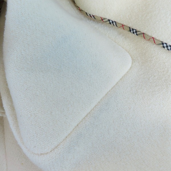 実際に弊社で買取させて頂いたBURBERRY BLUE LABEL/バーバリーブルーレーベル ウールダッフルコート/Lの画像 7枚目