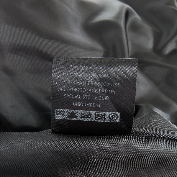 実際に弊社で買取させて頂いたSchott/ショット ボアライナー ステアハイドレザー ライダース ジャケット 641/44の画像 5枚目