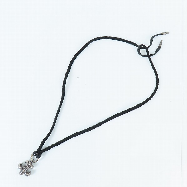 実際に弊社で買取させて頂いたCHROME HEARTS/クロムハーツ BSフレアチャーム w/レザーブレード スクロールボロチップの画像 8枚目