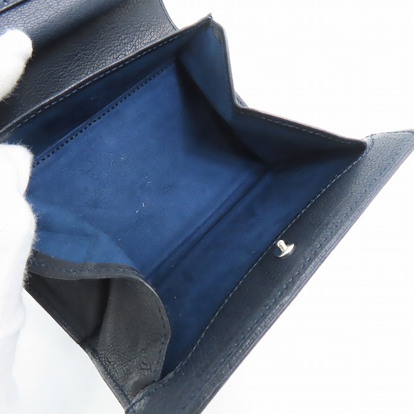 実際に弊社で買取させて頂いたCORBO/コルボ GOAT/ゴート 縦型折財布/ウォレット コインケース付 1LJ-1306の画像 4枚目