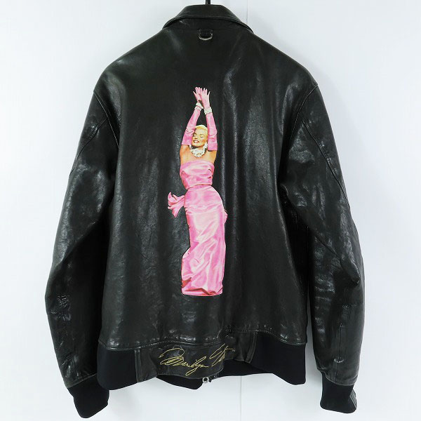 実際に弊社で買取させて頂いたmastermind JAPAN×THEATER8/マスターマインド×シアターエイト レザージャケット 8BM-BL01-D-D/Lの画像 1枚目