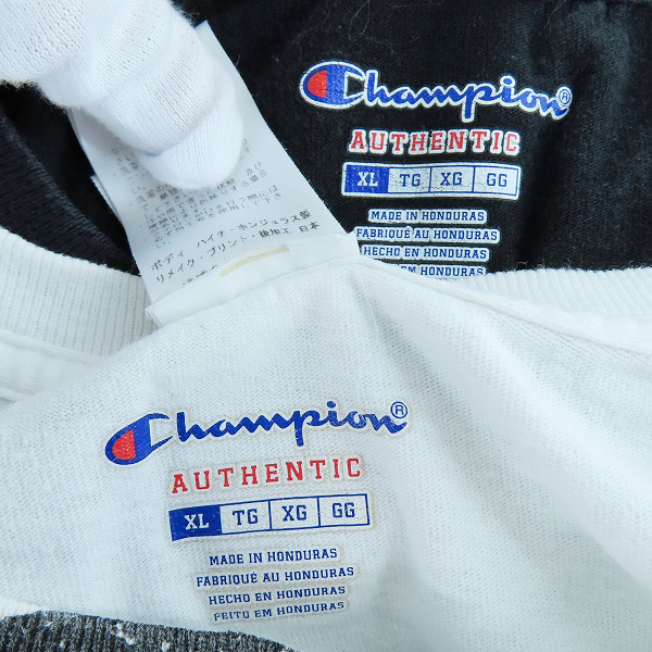 実際に弊社で買取させて頂いたChampion× Kelen/チャンピオン×ケレン チェッカー 半袖Tシャツ 2点セットの画像 2枚目