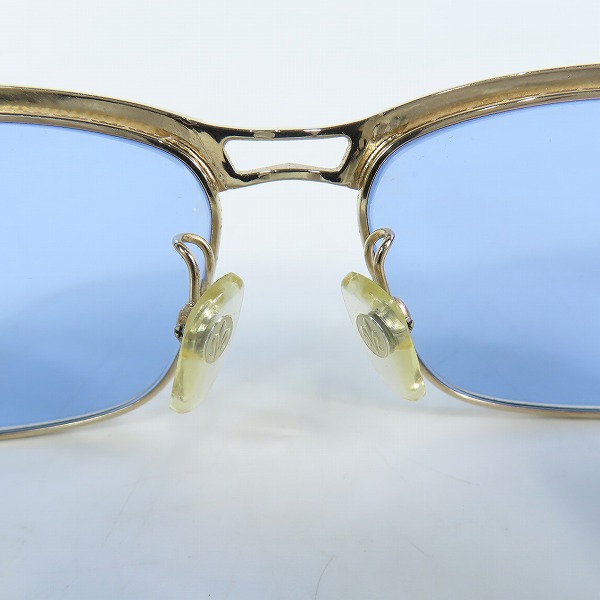 実際に弊社で買取させて頂いたA'rossvy/ロズヴィー サイド シルバー 925 ストーンデザイン サングラス/アイウェア 209251605の画像 4枚目