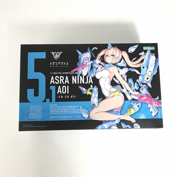 実際に弊社で買取させて頂いた【未組立】KOTOBUKIYA/コトブキヤ メガミデバイス 1/1 朱羅 忍者 蒼衣