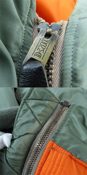 実際に弊社で買取させて頂いたThe REAL MCCOY'S/リアルマッコイズ MA-1 リバーシブル フライトジャケット MIL-J-8279D/Lの画像 9枚目