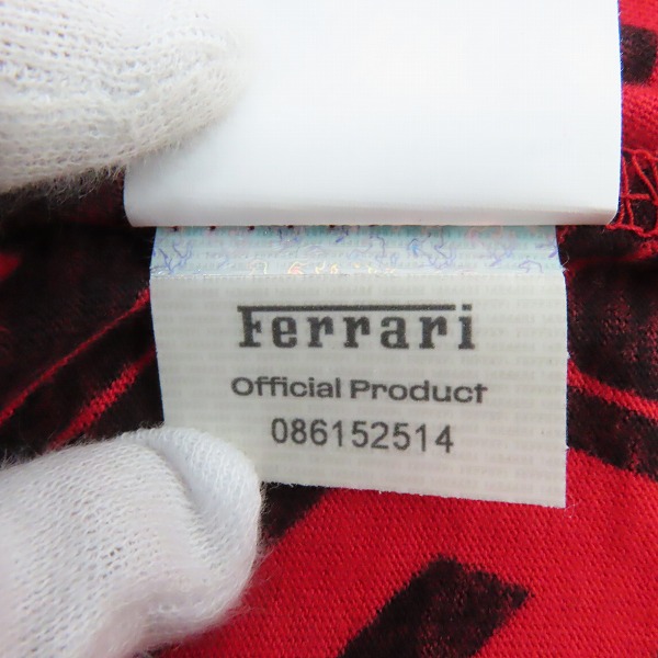 実際に弊社で買取させて頂いた【未使用】PUMA/プーマ  2022 フェラーリ オフィシャル SF レース AOP Tシャツ 533721 01 /Lの画像 6枚目