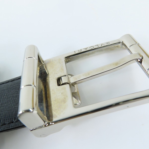 実際に弊社で買取させて頂いたBVLGARI/ブルガリ レザーベルト スクエアバックル の画像 7枚目