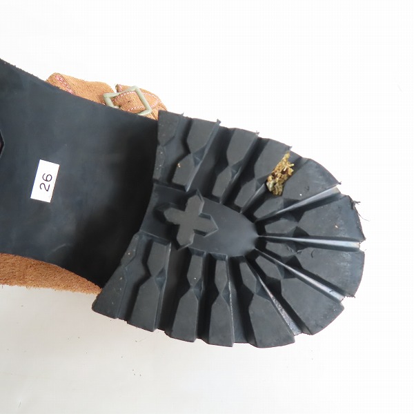 実際に弊社で買取させて頂いたBACKLASH/バックラッシュ スエード エンジニアブーツ/26の画像 8枚目