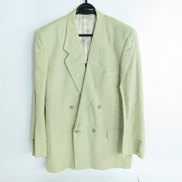 実際に弊社で買取させて頂いたChristian Dior MONSIEUR クリスチャンディオール レーヨン/麻 テーラードジャケット AQS-1483 /L