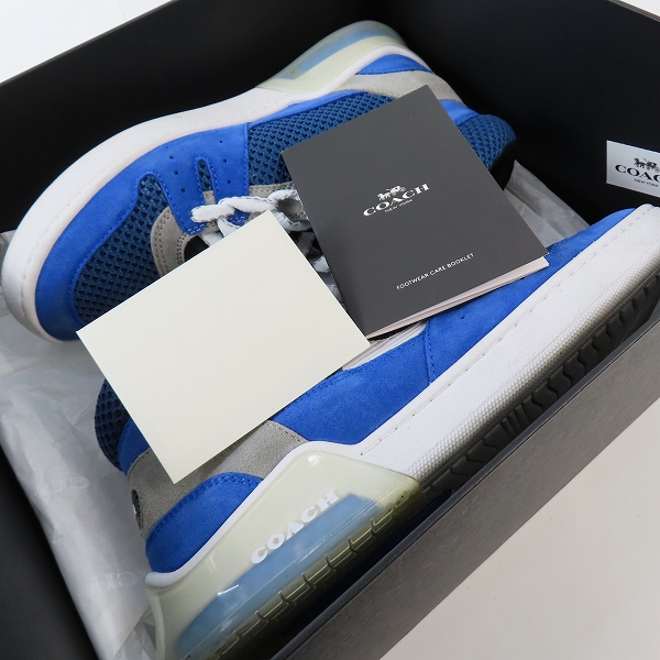 実際に弊社で買取させて頂いたCOACH/コーチ ハイカット スニーカー/シューズ C7087/10Dの画像 7枚目